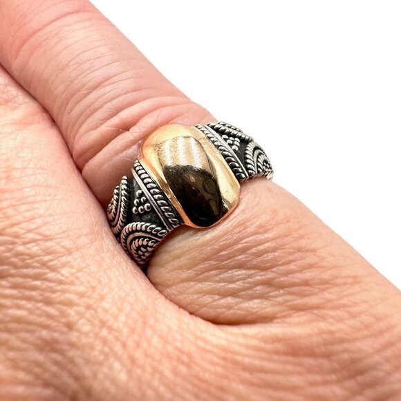 Suarti BA Womens Ring18K Gold 925 Sterling Silver Size 6 Best Jewelry Gift - Picture 4 of 4